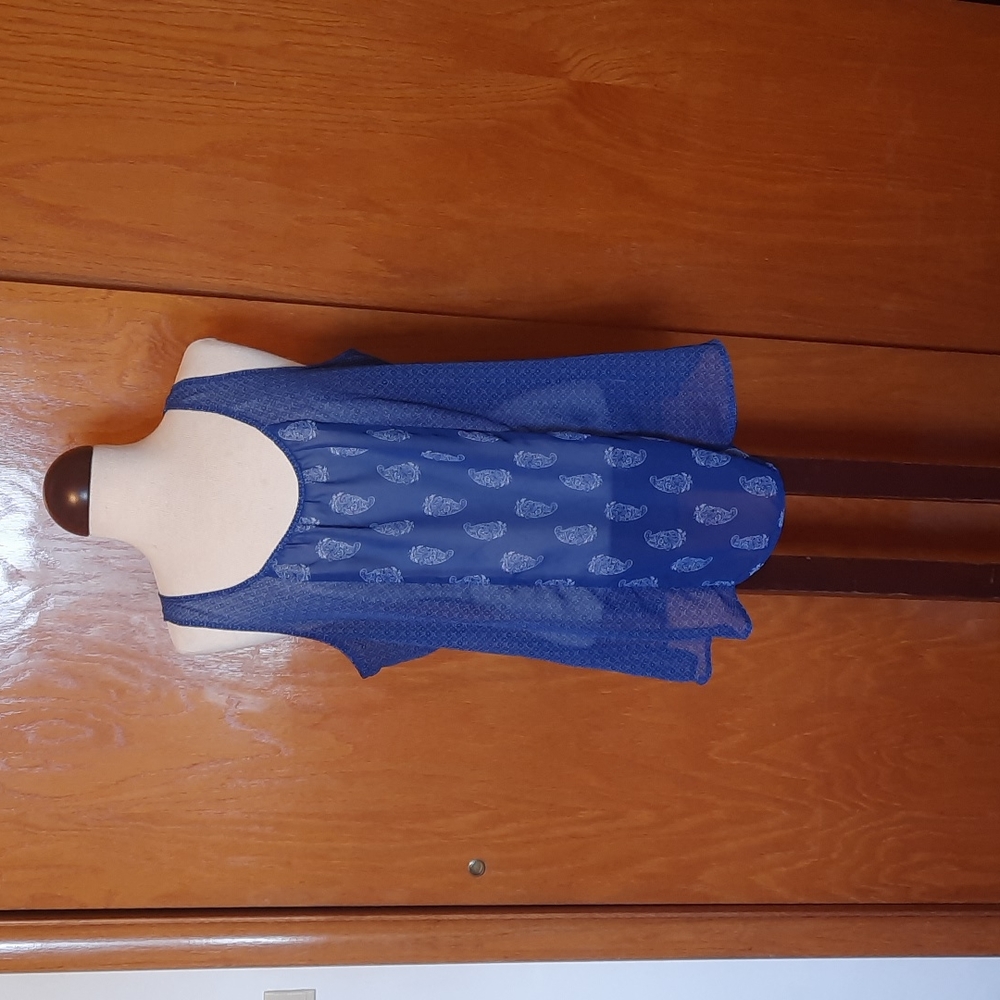 Old Navy Colbat Blue Top